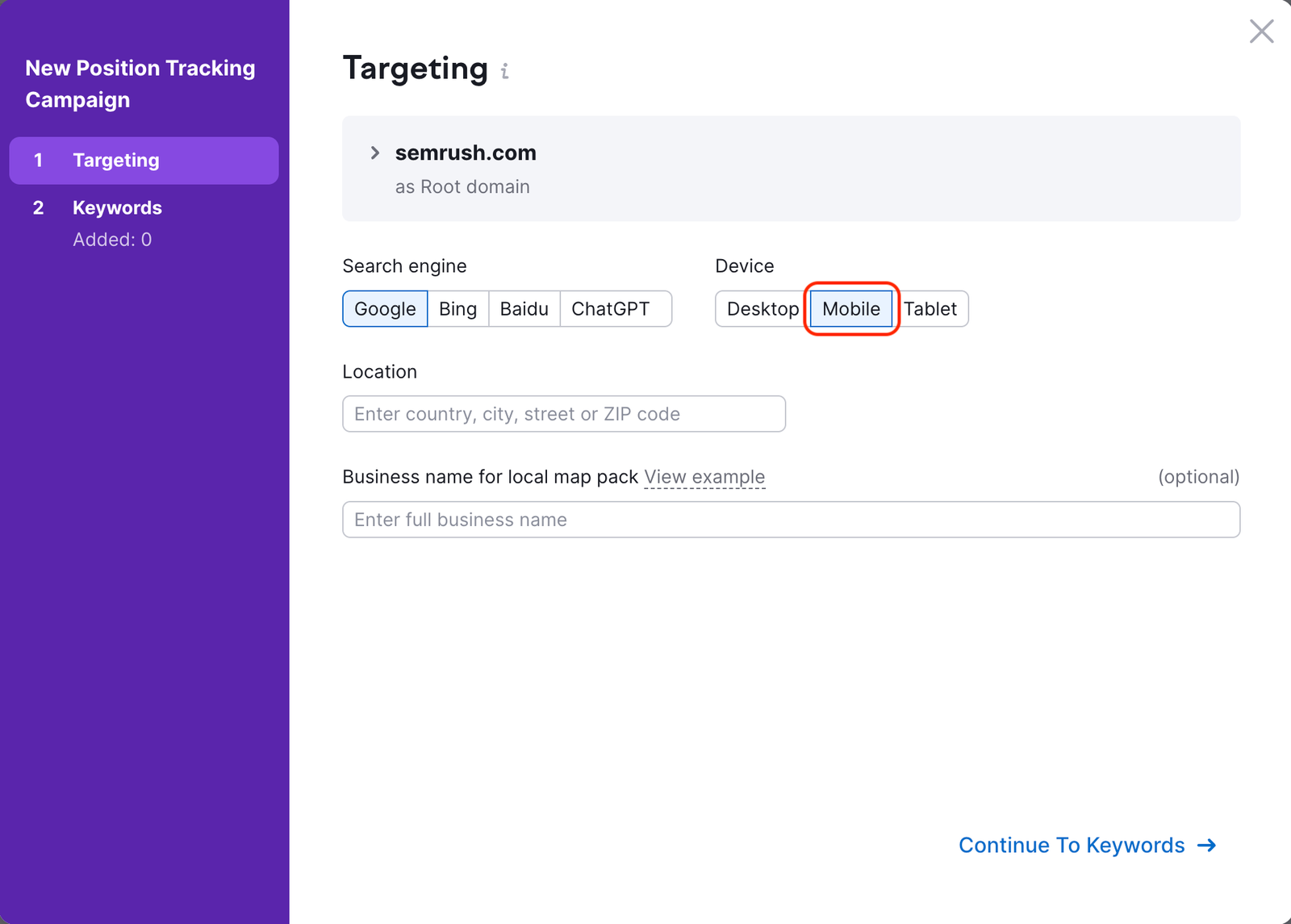 How to Gather Mobile SEO Data on Semrush image 9