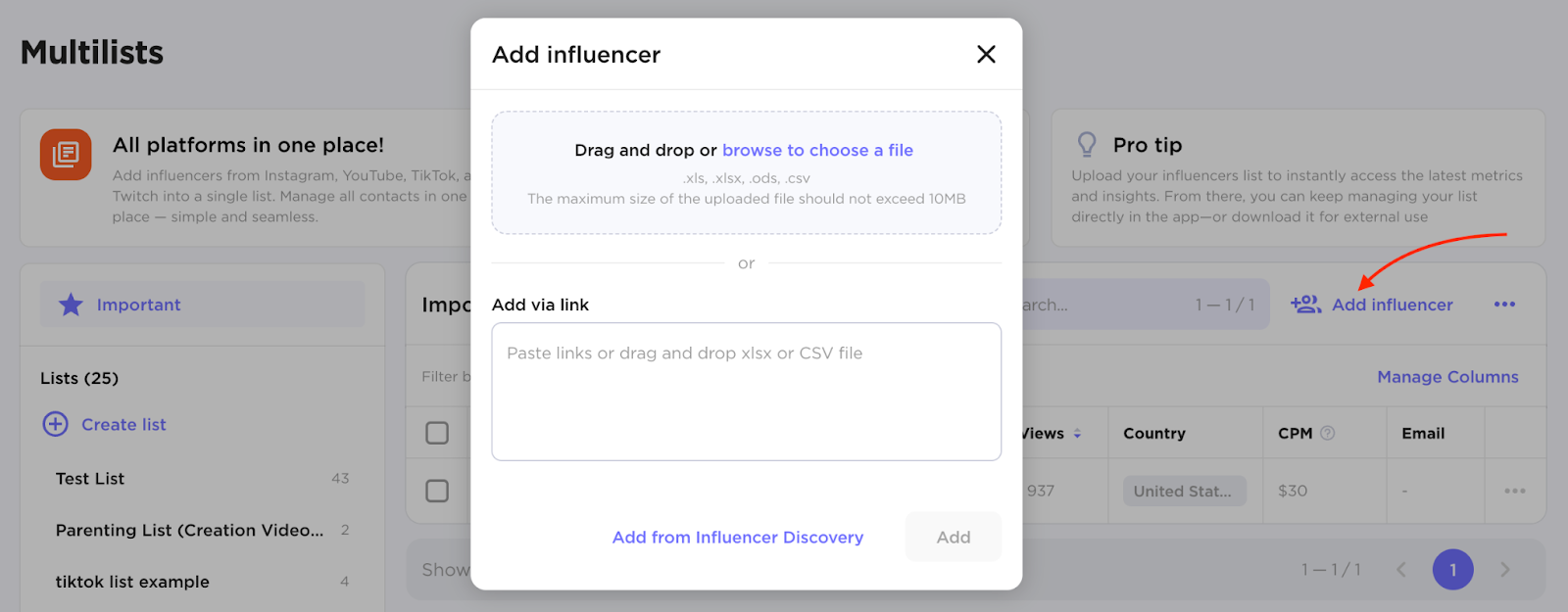 Influencer Analytics image 61