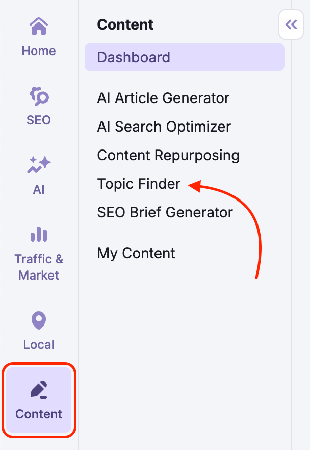Topic Finder image 1
