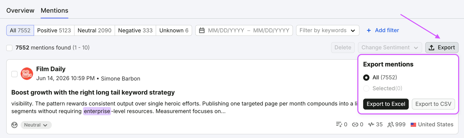 How to manage and share your media monitoring results image 8