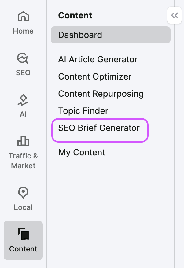 SEO Brief Generator image 1
